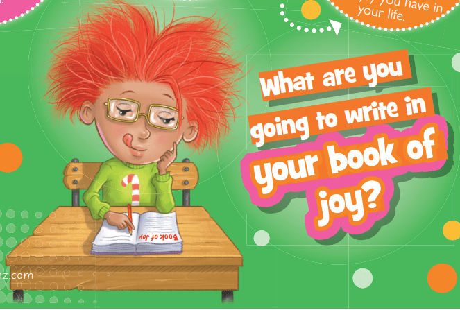 What will YOU write in your BOOK OF JOY?