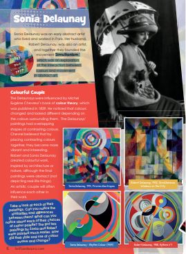 Sonia Delaunay Featured Artist in March issue 42