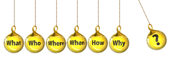 Starter questions for kid's to begin thinking about