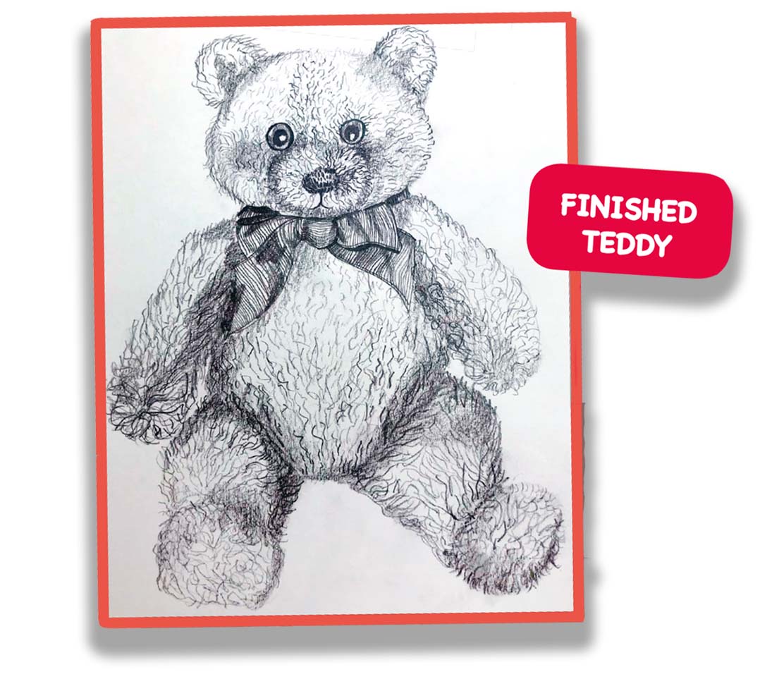 Here's our Teddy Bear drawing!