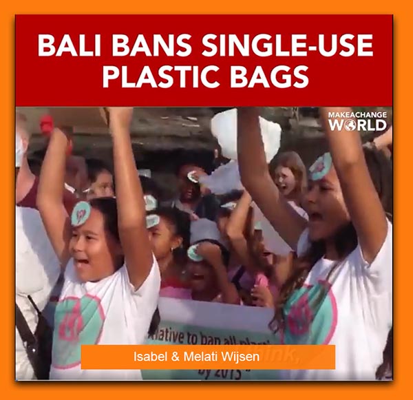 Melati and Isabel Wijsen of Bye Bye Plastic Bags
