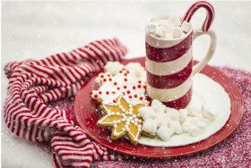 Candy Cane hunt and hot chocolate -- perfect Xmas games for kids!