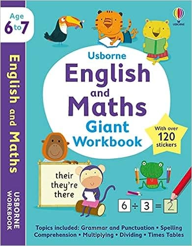 activty book on maths and english